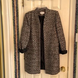Calvin Klein open jacket.  Size 12
